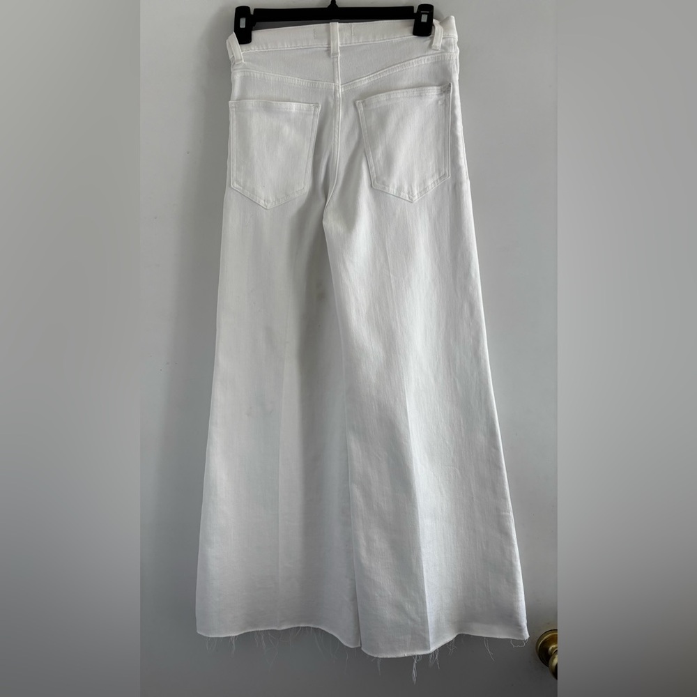 Madewell Flared Wide-Leg Crop Jeans in Pure White - Picture 5 of 5